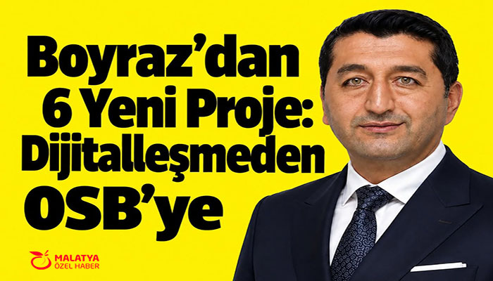 Boyraz, MTSO Seçimleri Öncesi 6 Projesini Daha Açıkladı