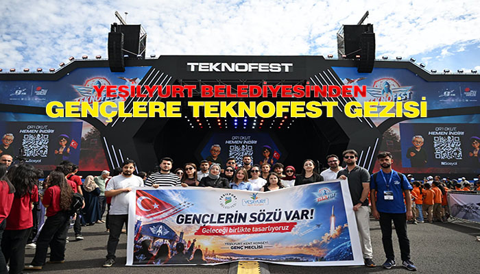 Yeşilyurt Belediyesi’nden Gençlere Teknofest Gezisi