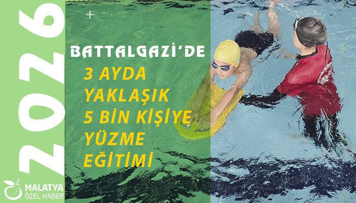 Battalgazi’de 3 Ayda Yaklaşık 5 Bin Kişiye Yüzme Eğitimi