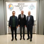 Lila Kağıt Yönetim Kurulu Başkanı Öğücü’den Başkan Özakalın’a Teşekkür Ziyareti