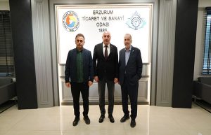 Lila Kağıt Yönetim Kurulu Başkanı Öğücü’den Başkan Özakalın’a Teşekkür Ziyareti