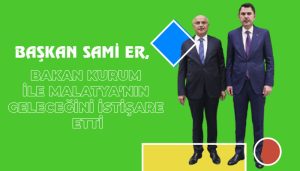 Başkan Sami Er, Bakan Kurum İle Malatya’nın Geleceğini İstişare Etti